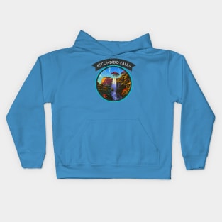 Vintage Escondido Falls at the Malibu Southern California Kids Hoodie